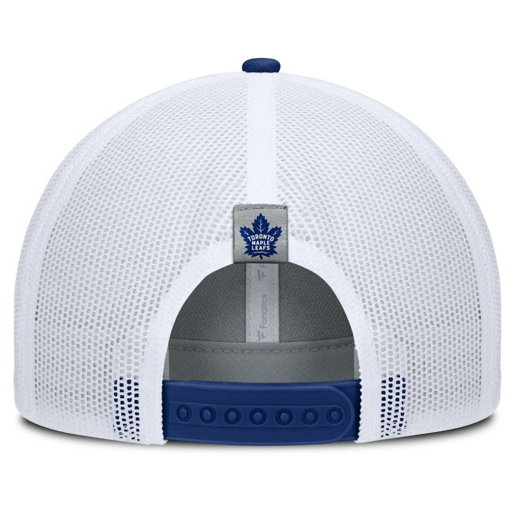 Toronto Maple Leafs - Fanatics Fundamental Adapt Trucker Adjustable Hat Gray/Blue