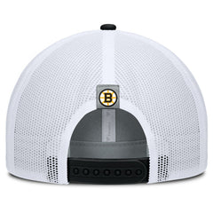 Boston Bruins Fanatics Fundamental Adapt Trucker Adjustable Hat Gray/Black