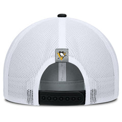 Pittsburgh Penguins Fanatics Fundamental Adapt Trucker Adjustable Hat Gray/Black