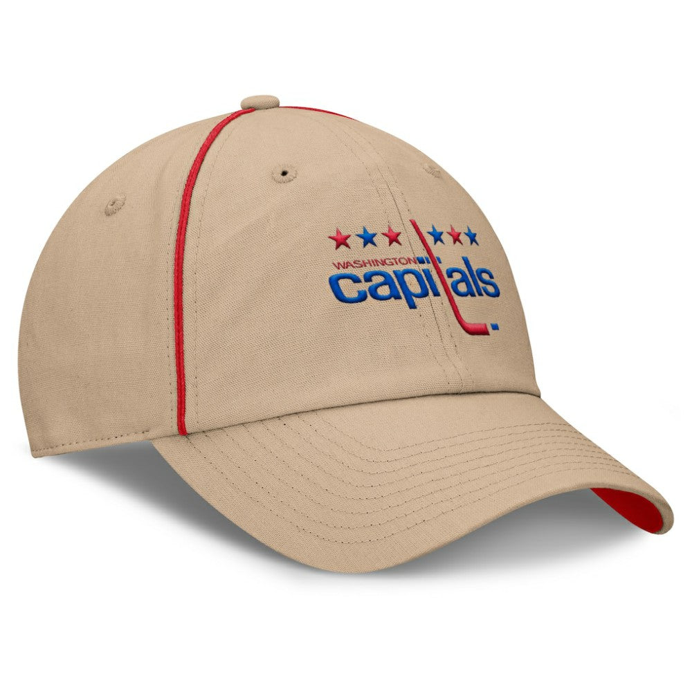 Washington Capitals Fanatics Heritage Setoff Adjustable Hat Tan