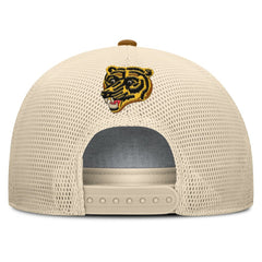 Boston Bruins Fanatics Heritage Fetch A-Frame Trucker Adjustable Hat Brown/Cream