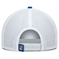 New York Rangers Fanatics Heritage Dutch A-Frame Trucker Adjustable Hat Blue/White
