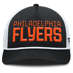 Philadelphia Flyers - Fanatics Heritage Dutch A-Frame Trucker Adjustable Hat Black/White