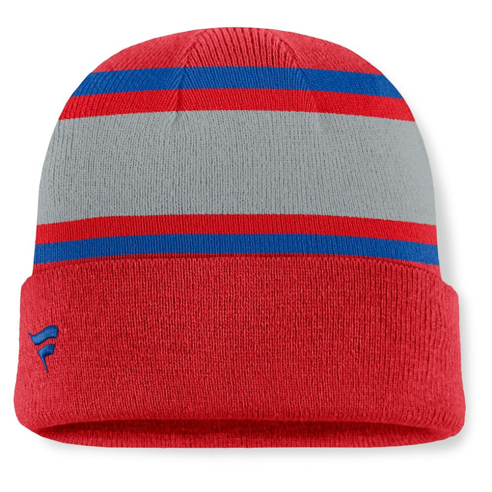 Washington Capitals Fanatics Heritage Varsity Cuffed Knit Hat Red
