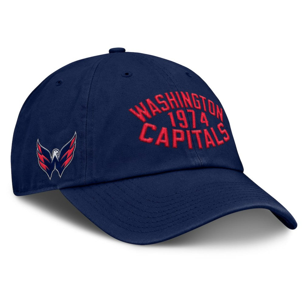 Washington Capitals Fanatics Fundamentals Archer Adjustable Hat Navy