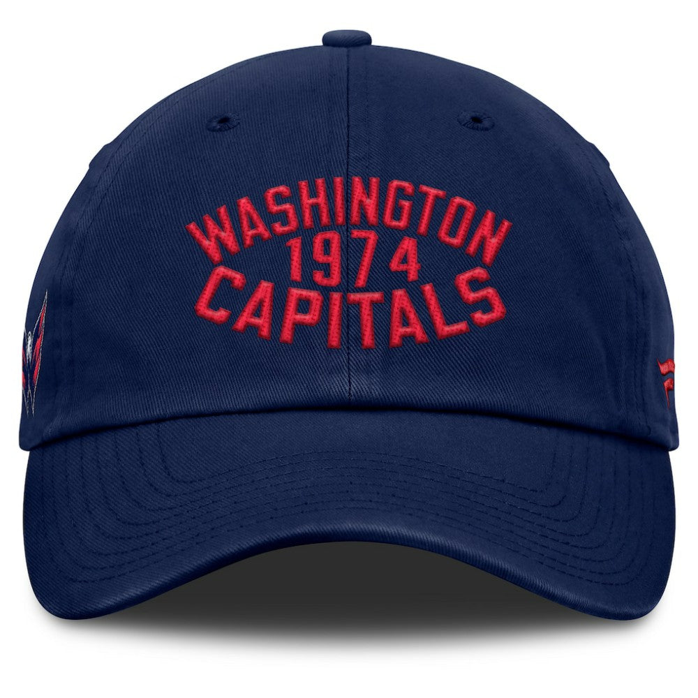 Washington Capitals Fanatics Fundamentals Archer Adjustable Hat Navy