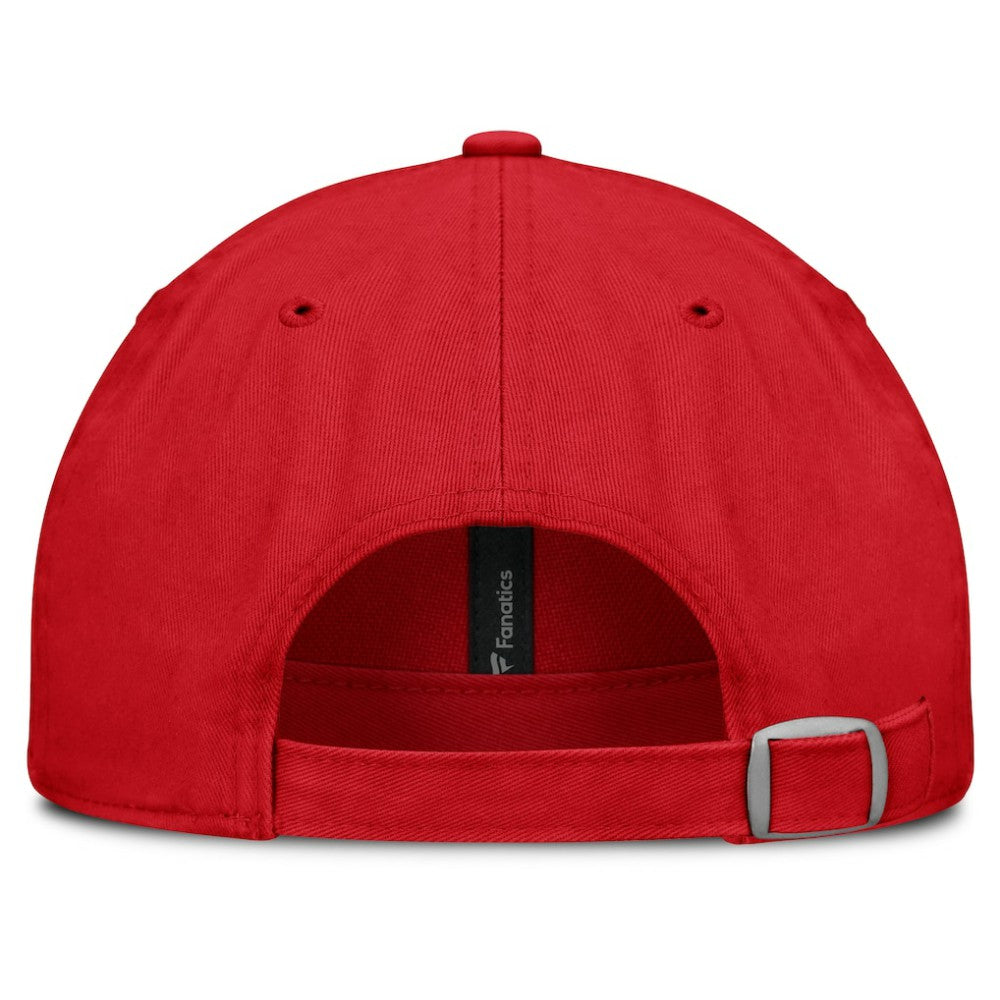 Chicago Blackhawks Fanatics Fundamentals Archer Adjustable Hat Red