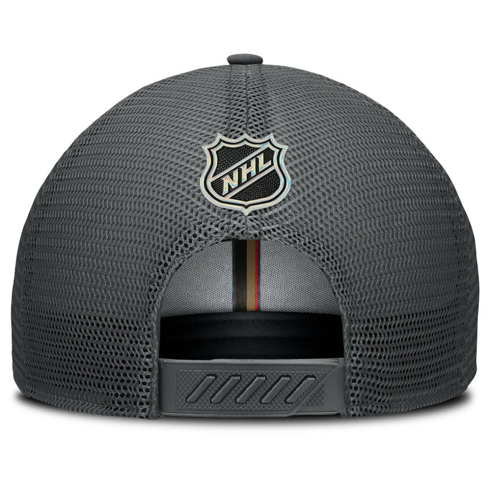 Vegas Golden Knights Fanatics Authentic Pro Home Ice Trucker Adjustable Hat Charcoal