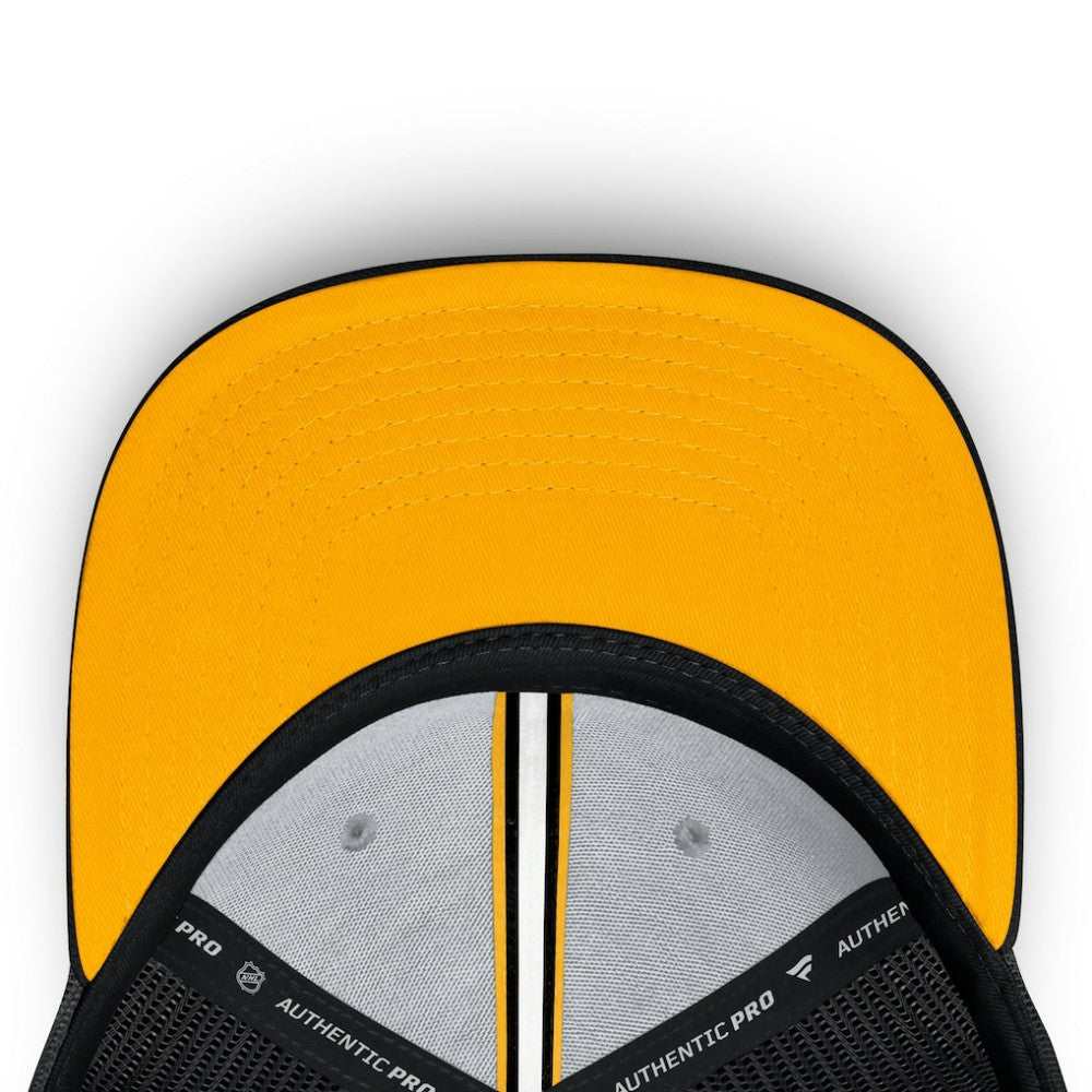 Boston Bruins Fanatics Authentic Pro Home Ice Trucker Adjustable Hat Black