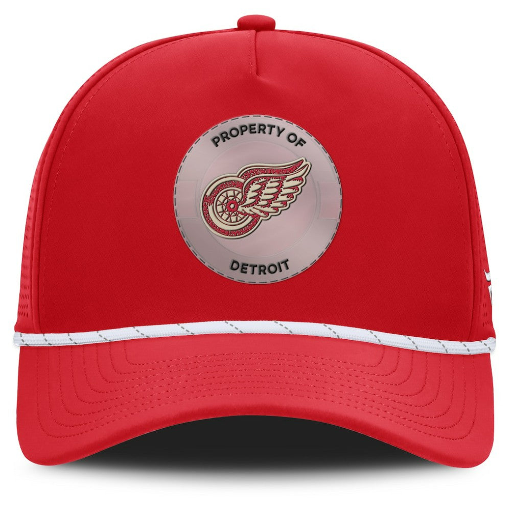 Detroit Red Wings - Fanatics Centennial Pinched Front Adjustable Hat Red