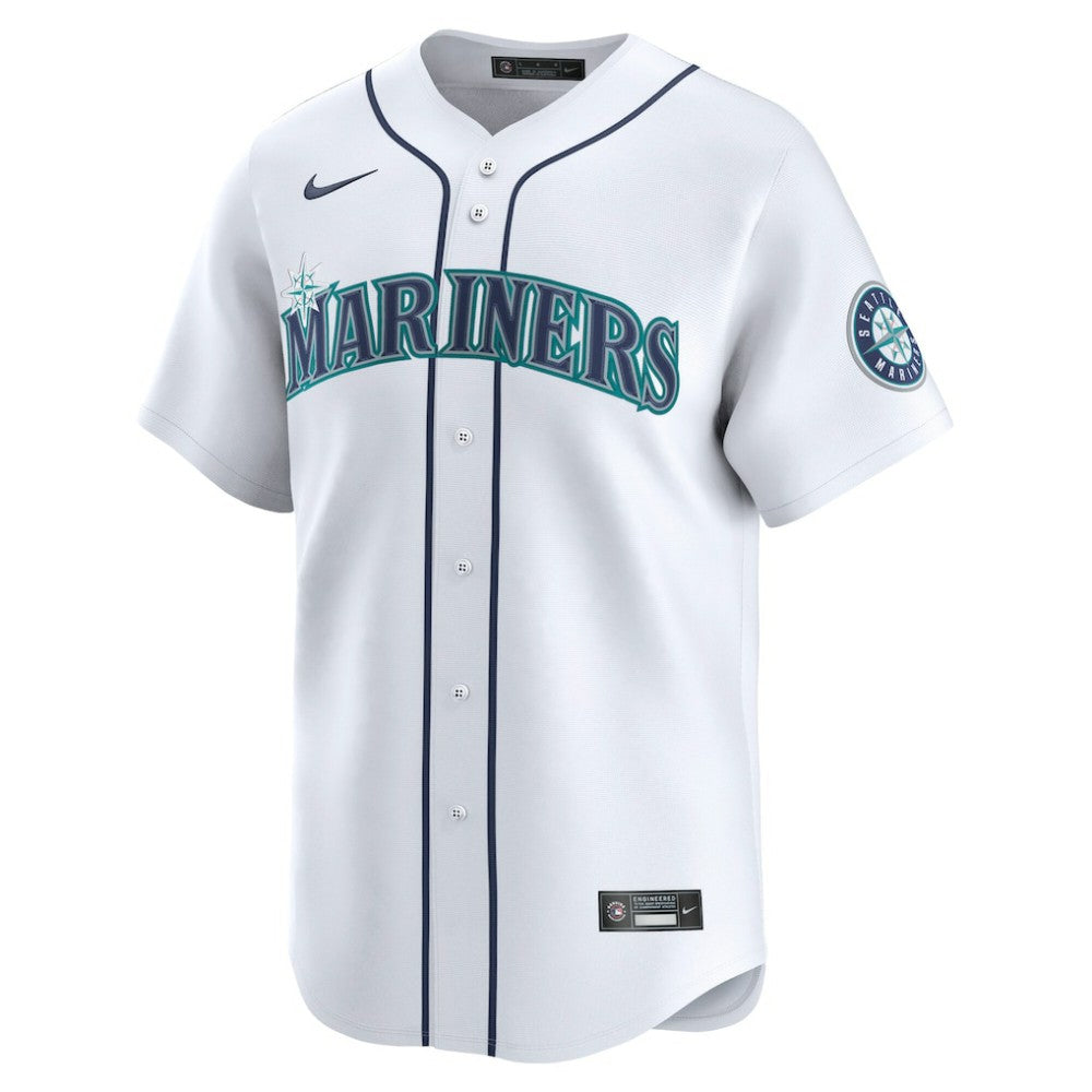 Logan Gilbert Seattle Mariners Nike Home Limited Player Jersey - White | MLB Jerseys