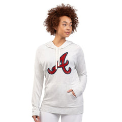 Atlanta Braves G-III 4Her by Carl Banks Women's Pregame Pullover Hoodie Clearance