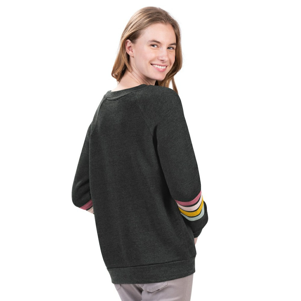 Philadelphia Phillies G-III 4Her by Carl Banks Women's Allana Stripe Pullover Sweatshirt for sale