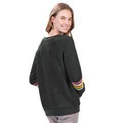 New York Yankees G-III 4Her by Carl Banks Women's Allana Stripe Pullover Sweatshirt discount