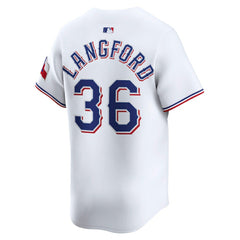 Wyatt Langford Texas Rangers Nike Home Limited Player Jersey Online
