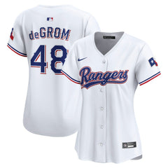 Jacob deGrom Texas Rangers Nike Women's Home Limited Player Jersey On Sale