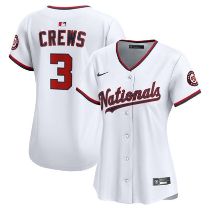 Dylan Crews Washington Nationals Nike Women's Home Limited Player Jersey - White | MLB Jerseys