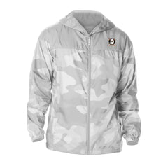 Anaheim Ducks - Columbia Camo Flash Challenger Omni-Shade Full-Zip Hoodie Windbreaker Gray