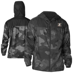 Anaheim Ducks - Columbia Camo Flash Challenger Omni-Shade Full-Zip Hoodie Windbreaker Black