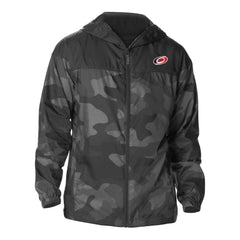 Carolina Hurricanes - Columbia Camo Flash Challenger Omni-Shade Full-Zip Hoodie Windbreaker Black
