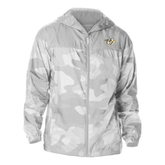 Nashville Predators - Columbia Camo Flash Challenger Omni-Shade Full-Zip Hoodie Windbreaker Gray