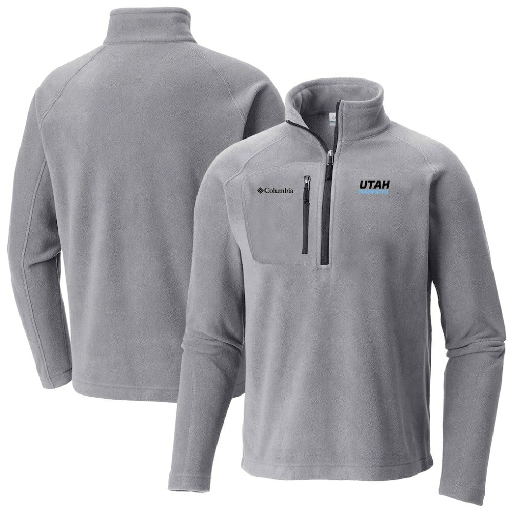 Utah Mammoth - Columbia Fast Trek III Raglan Half-Zip Fleece Jacket Gray
