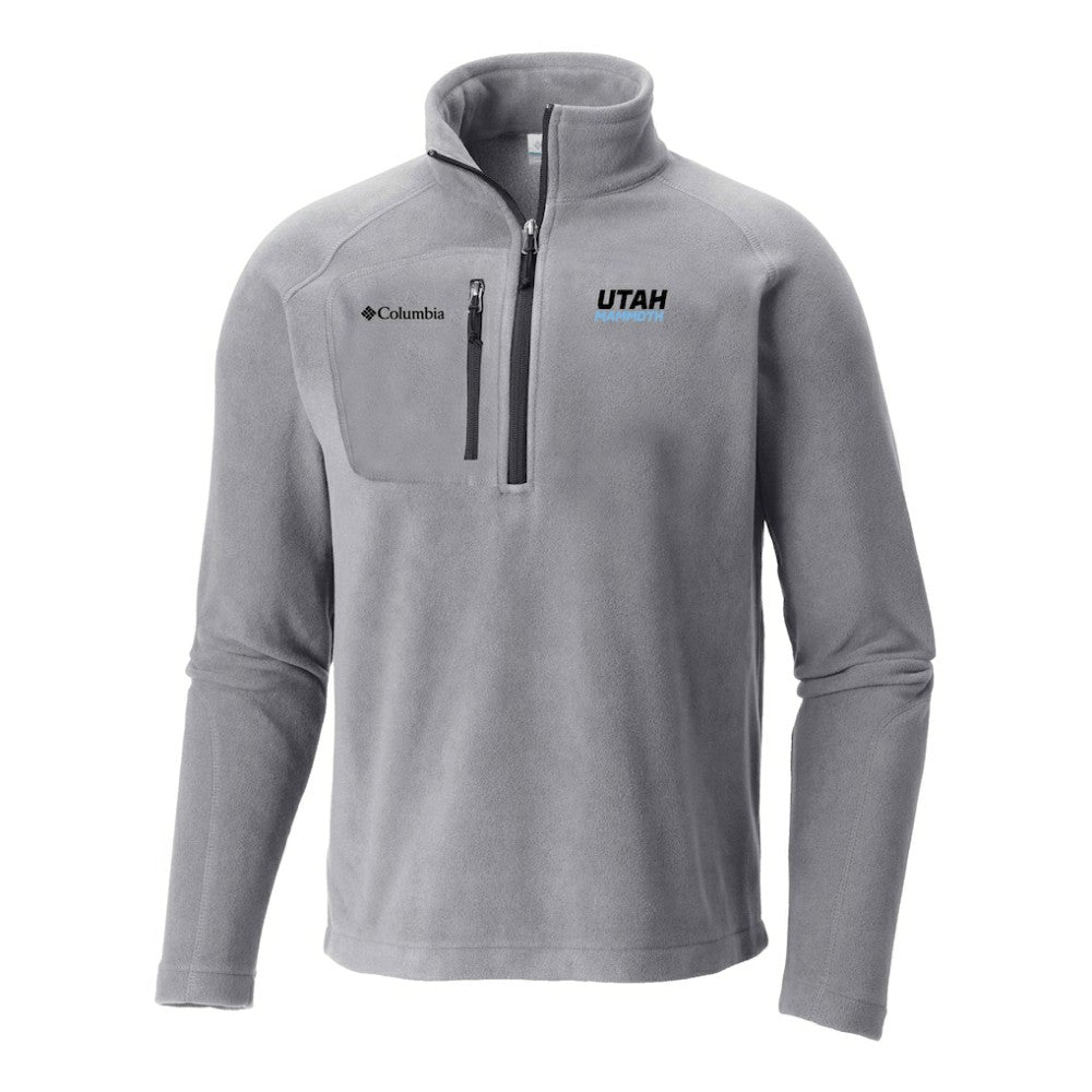 Utah Mammoth - Columbia Fast Trek III Raglan Half-Zip Fleece Jacket Gray