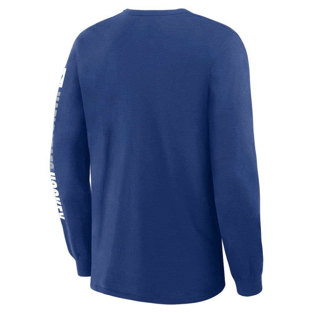 Toronto Maple Leafs - Fanatics Goal Crease Legacy Long Sleeve T-Shirt Blue