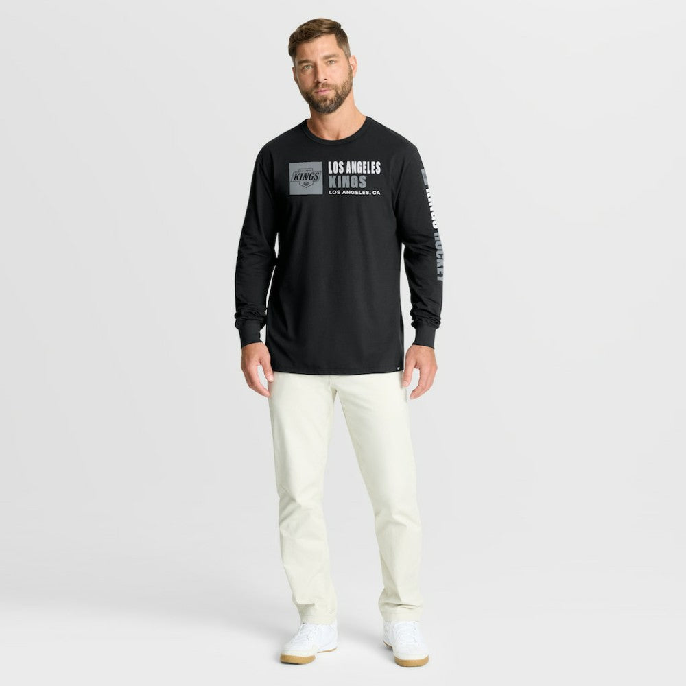 Los Angeles Kings - Fanatics Goal Crease Legacy Long Sleeve T-Shirt Black