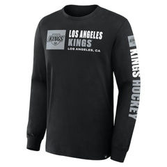 Los Angeles Kings - Fanatics Goal Crease Legacy Long Sleeve T-Shirt Black