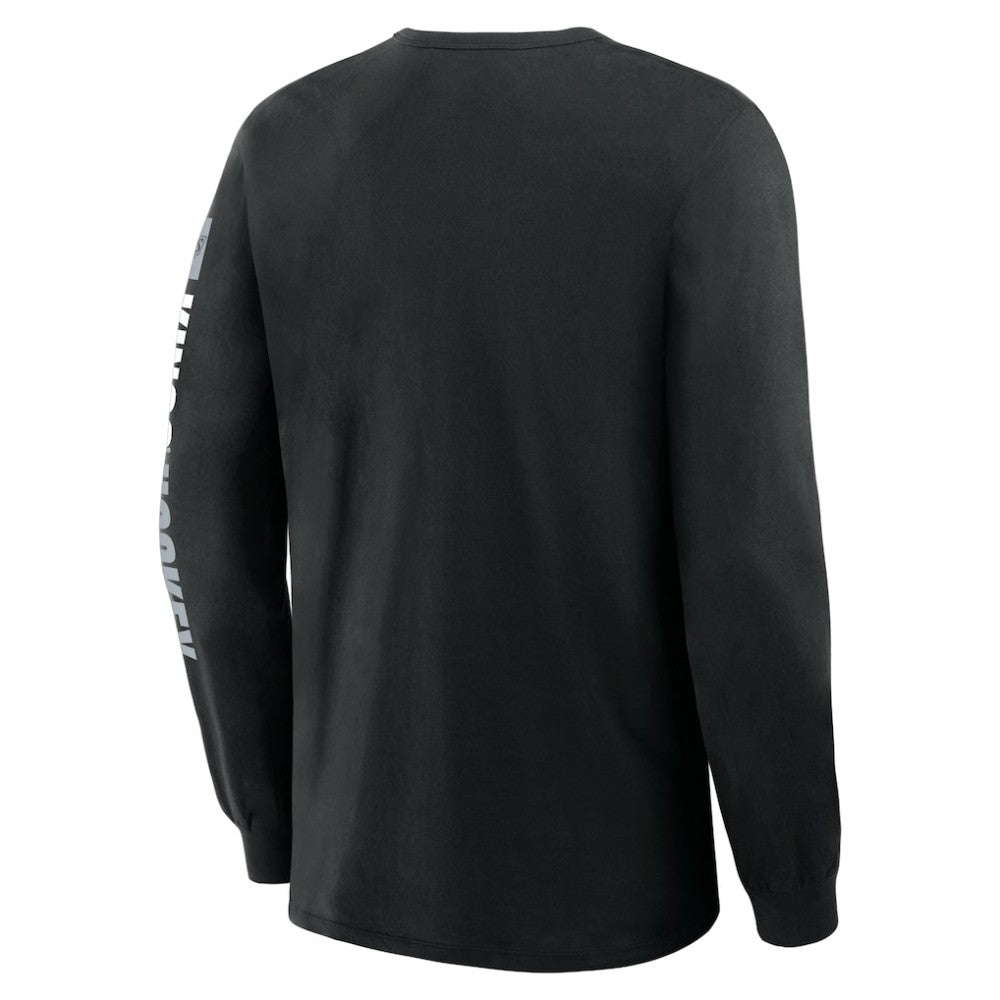 Los Angeles Kings - Fanatics Goal Crease Legacy Long Sleeve T-Shirt Black