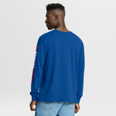 New York Rangers Fanatics Goal Crease Legacy Long Sleeve T-Shirt Blue