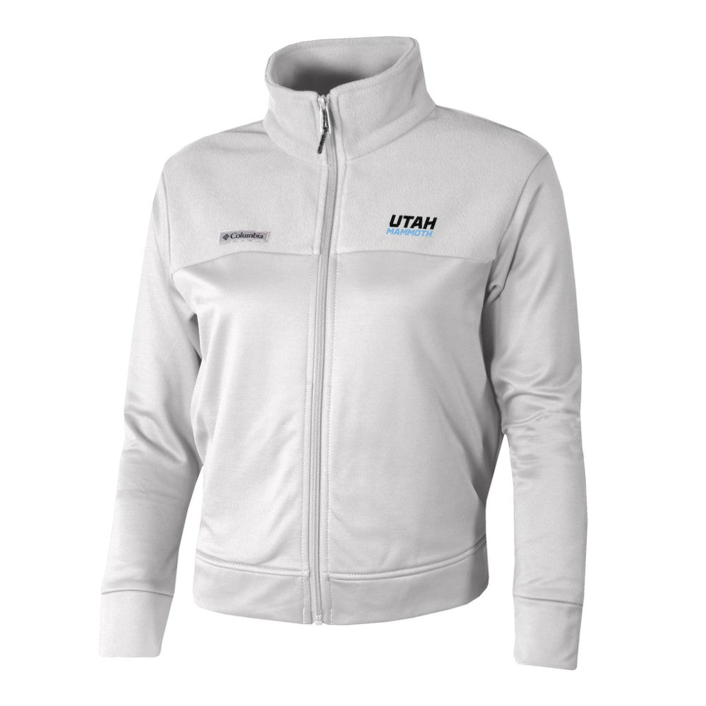 Utah Mammoth - Columbia Women's River Fleece Full-Zip Jacket White