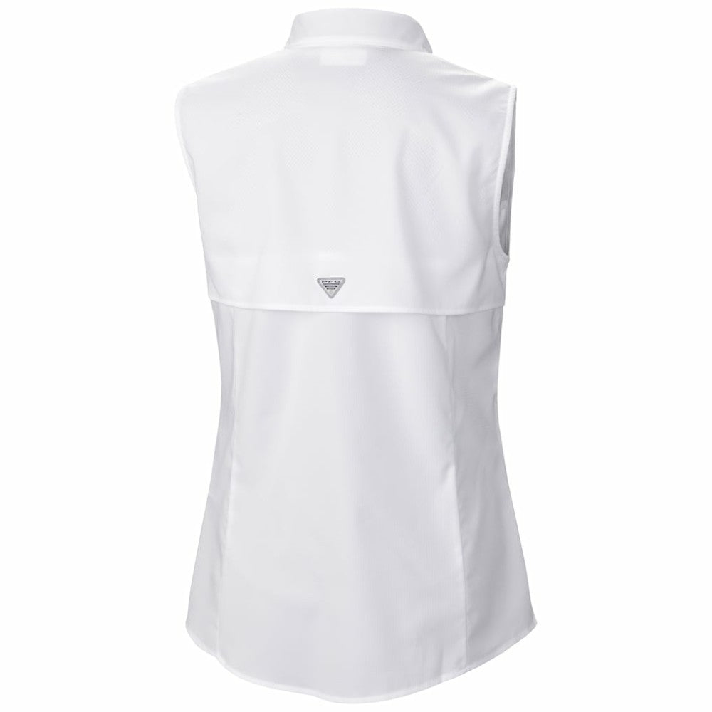 Utah Mammoth - Columbia Women's Tamiami Omni-Shade Sleeveless Button-Up Shirt White
