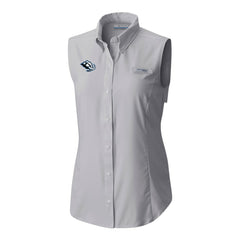 Utah Mammoth - Columbia Women's Tamiami Omni-Shade Sleeveless Button-Up Shirt Gray