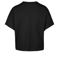 David Pastrnak Boston Bruins '47 Women's Elation Name & Number Oversized Notch Neck T-Shirt Black