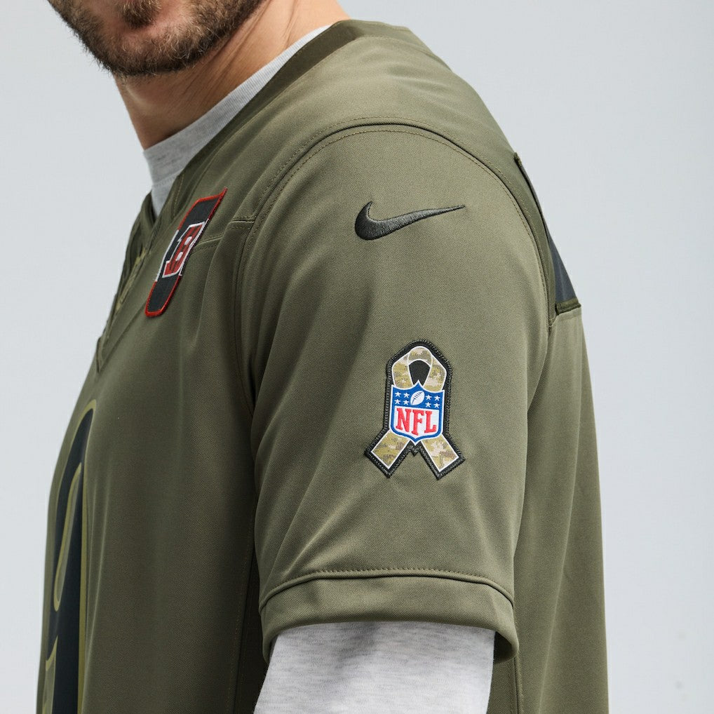 Joe Burrow Cincinnati Bengals 2025 Salute to Service Limited Jersey Olive - Nike