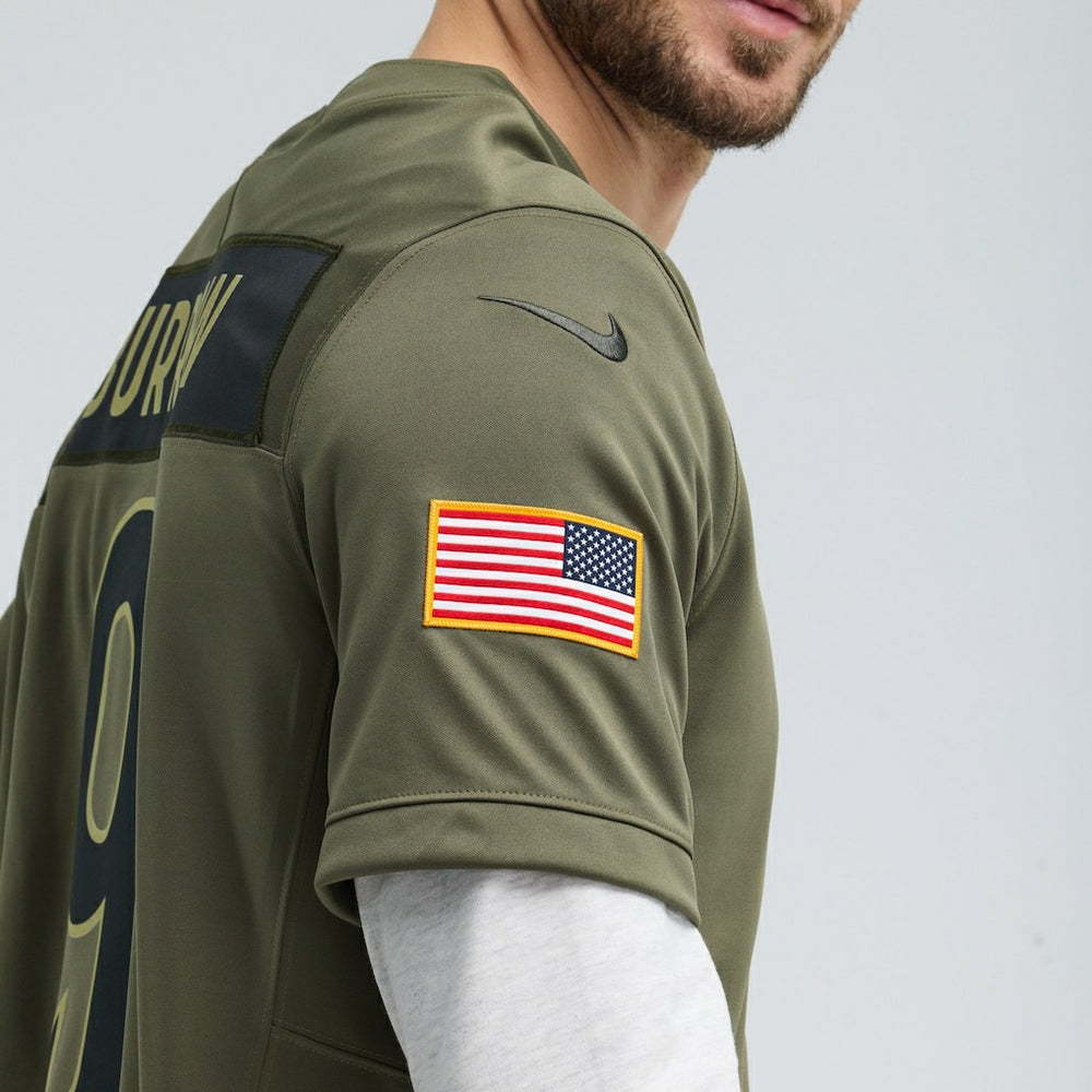 Joe Burrow Cincinnati Bengals 2025 Salute to Service Limited Jersey Olive - Nike