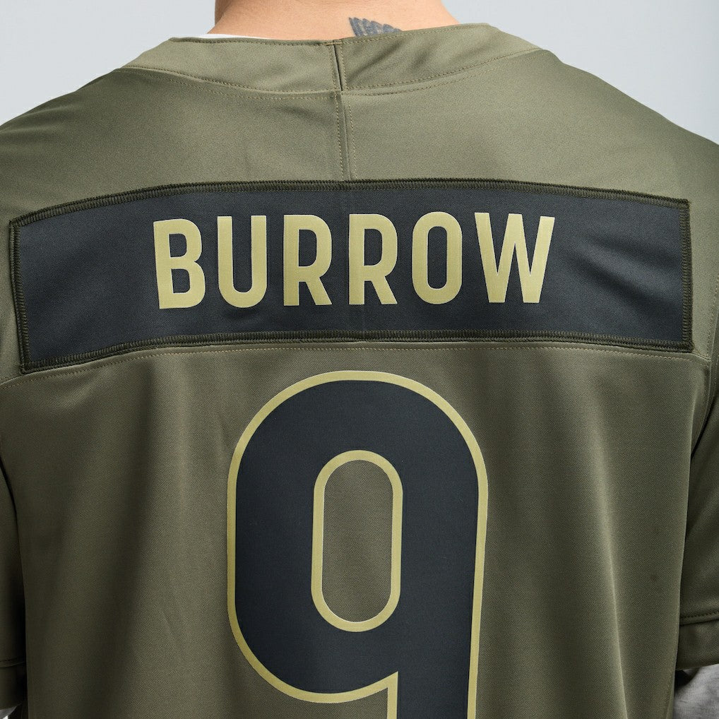 Joe Burrow Cincinnati Bengals 2025 Salute to Service Limited Jersey Olive - Nike