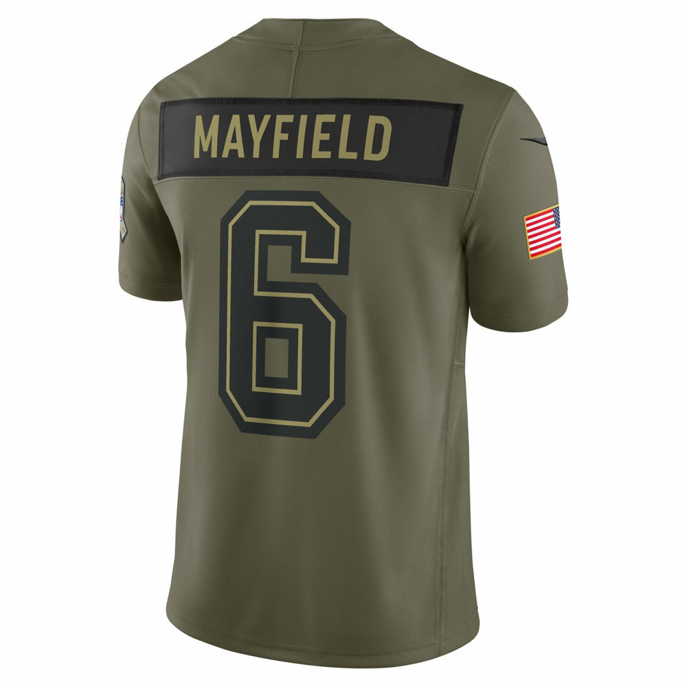 Baker Mayfield Tampa Bay Buccaneers 2025 Salute to Service Limited Jersey Olive - Nike