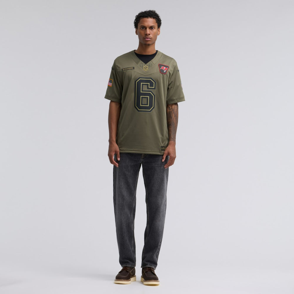 Baker Mayfield Tampa Bay Buccaneers 2025 Salute to Service Limited Jersey Olive - Nike