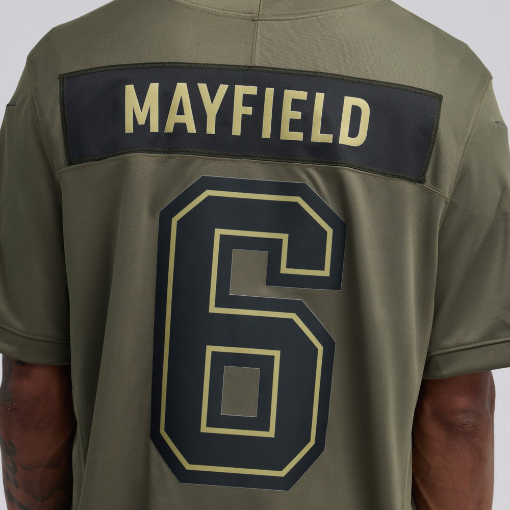 Baker Mayfield Tampa Bay Buccaneers 2025 Salute to Service Limited Jersey Olive - Nike