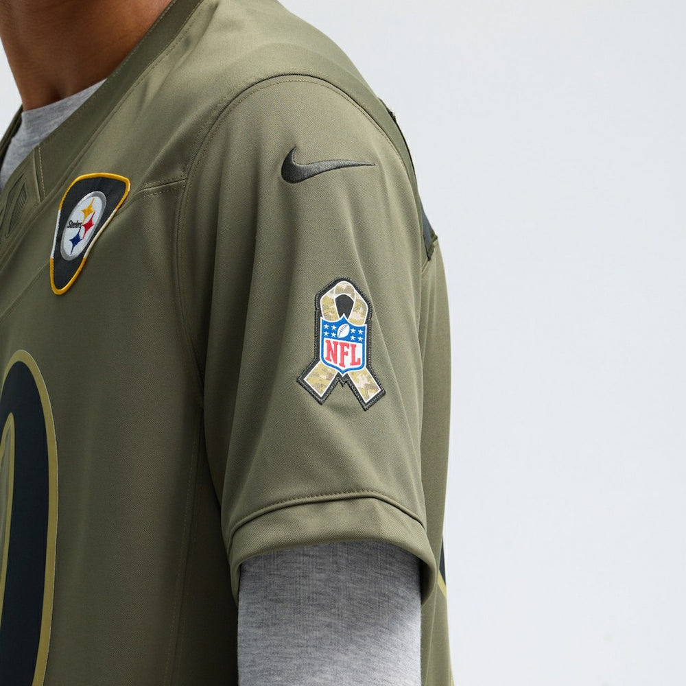 T.J. Watt Pittsburgh Steelers 2025 Salute to Service Limited Jersey Olive - Nike