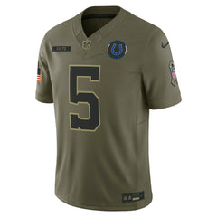 Anthony Richardson Sr. Indianapolis Colts 2025 Salute to Service Limited Jersey Olive - Nike