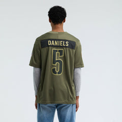 Jayden Daniels Washington Commanders 2025 Salute to Service Limited Jersey Olive - Nike