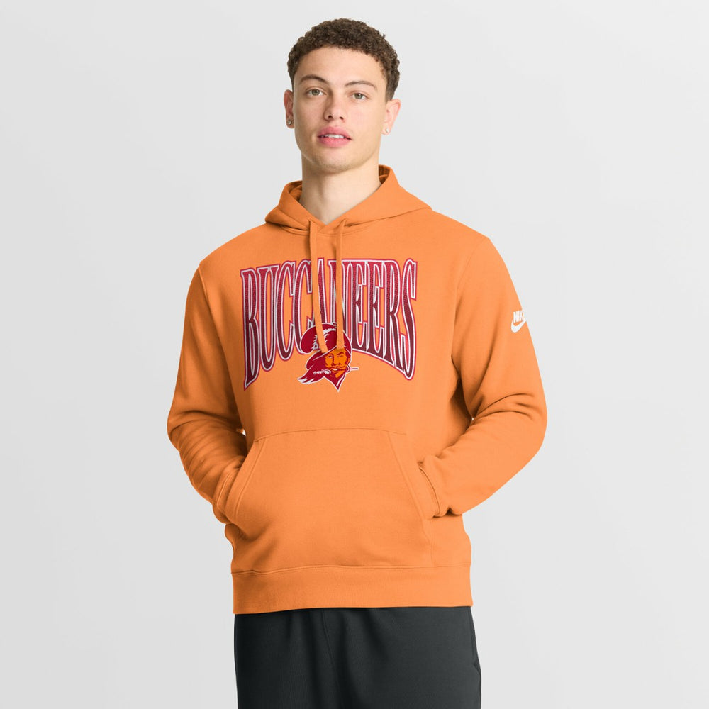 Tampa Bay Buccaneers Full Blitz Club Fleece Pullover Hoodie Orange - Nike