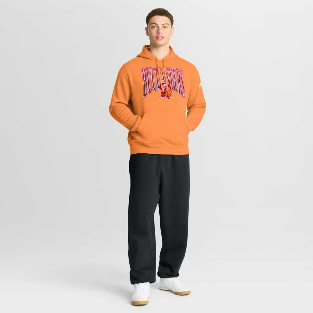 Tampa Bay Buccaneers Full Blitz Club Fleece Pullover Hoodie Orange - Nike