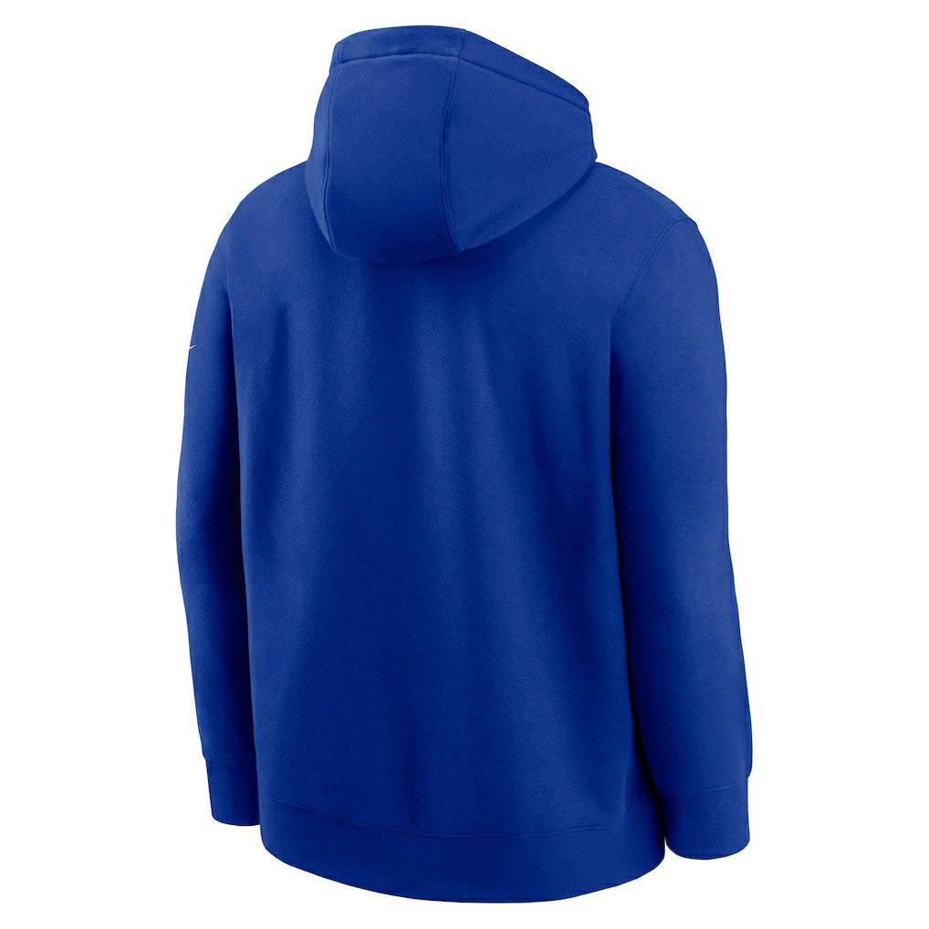 Buffalo Bills Full Blitz Club Fleece Pullover Hoodie Royal - Nike