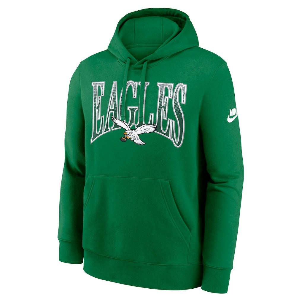 Philadelphia Eagles Full Blitz Club Fleece Pullover Hoodie Green - Nike