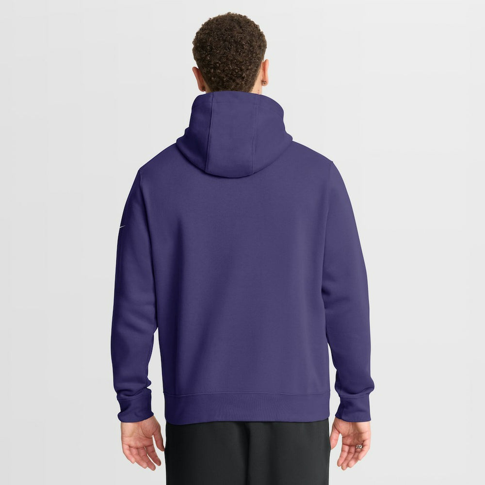 Baltimore Ravens Full Blitz Club Fleece Pullover Hoodie Purple - Nike